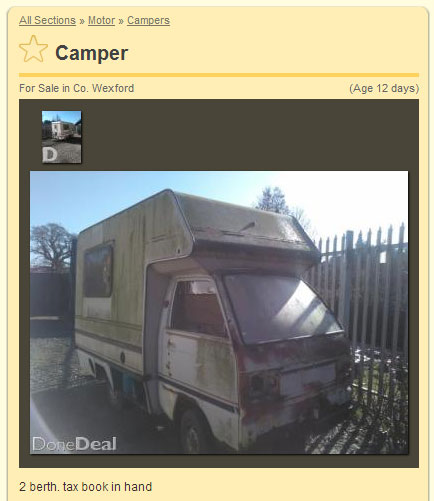 done deal camper van